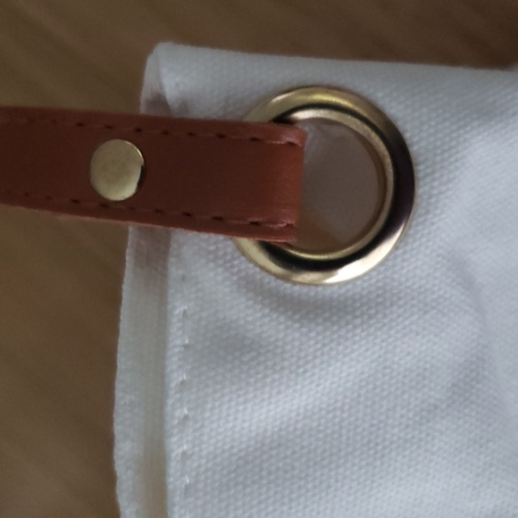 Stylish Canvas Shoulder Bucket Bag. - Picture 7 of 9